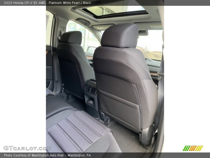 Platinum White Pearl / Black 2020 Honda CR-V EX AWD