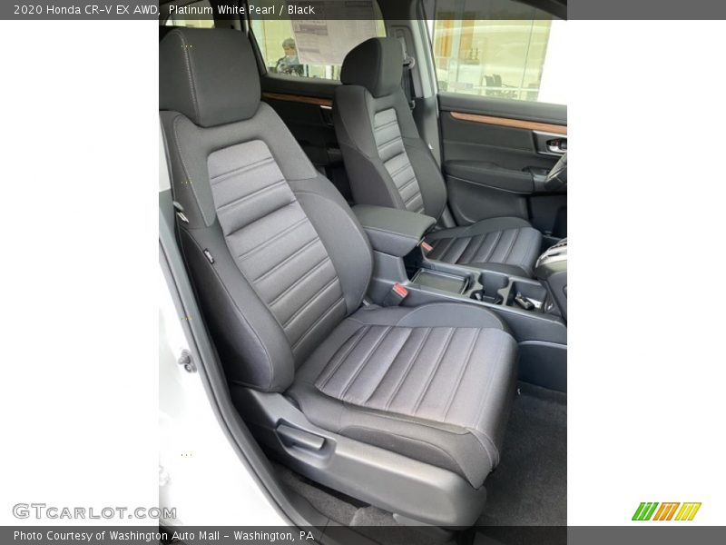 Platinum White Pearl / Black 2020 Honda CR-V EX AWD