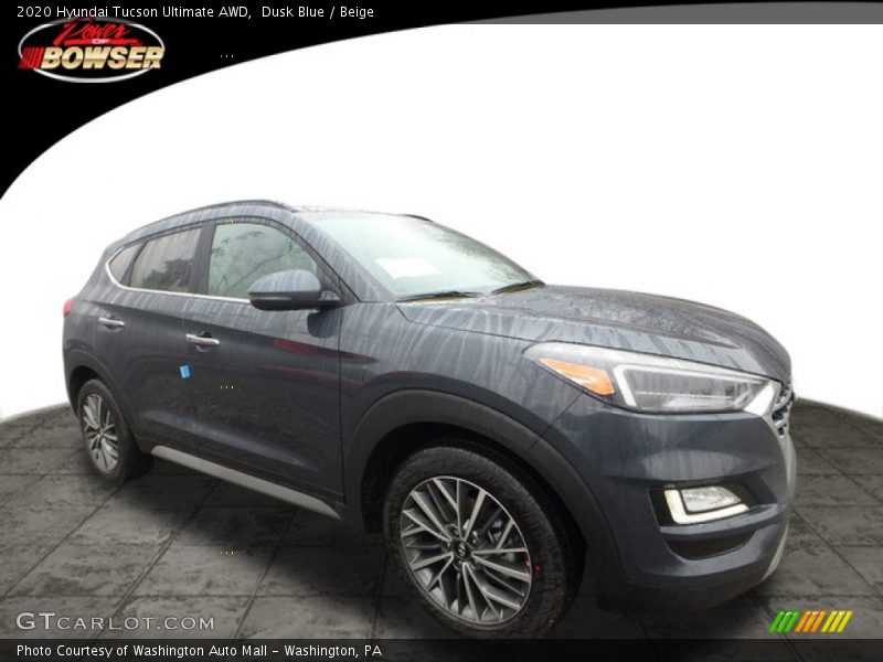 Dusk Blue / Beige 2020 Hyundai Tucson Ultimate AWD