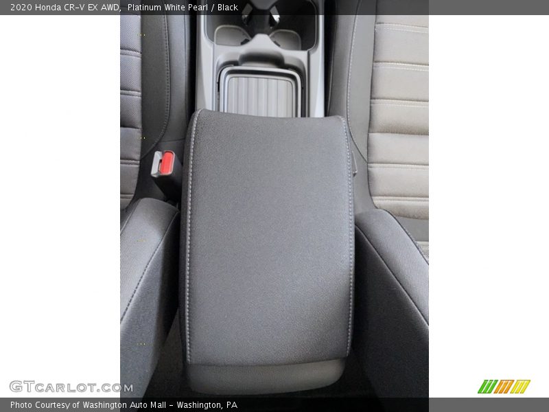 Platinum White Pearl / Black 2020 Honda CR-V EX AWD
