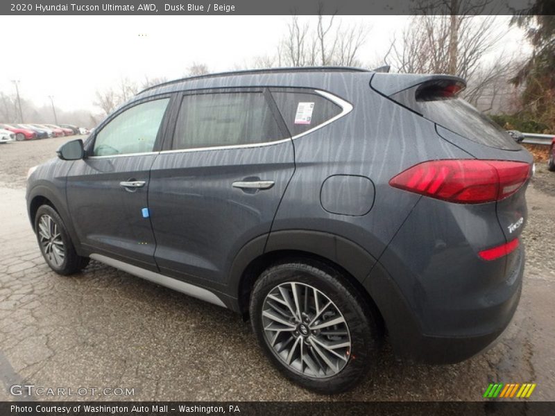 Dusk Blue / Beige 2020 Hyundai Tucson Ultimate AWD