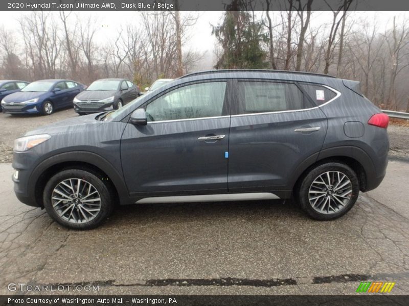  2020 Tucson Ultimate AWD Dusk Blue