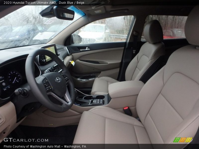 Front Seat of 2020 Tucson Ultimate AWD