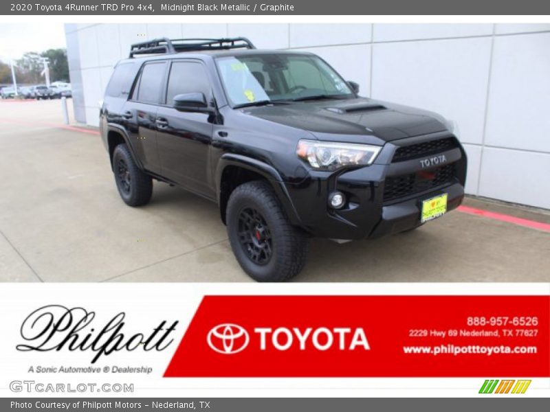 Midnight Black Metallic / Graphite 2020 Toyota 4Runner TRD Pro 4x4