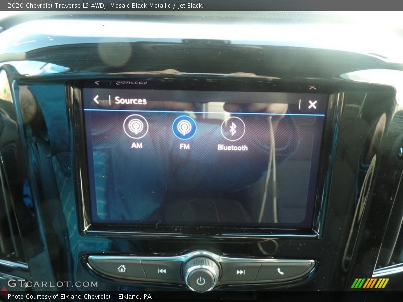 Mosaic Black Metallic / Jet Black 2020 Chevrolet Traverse LS AWD