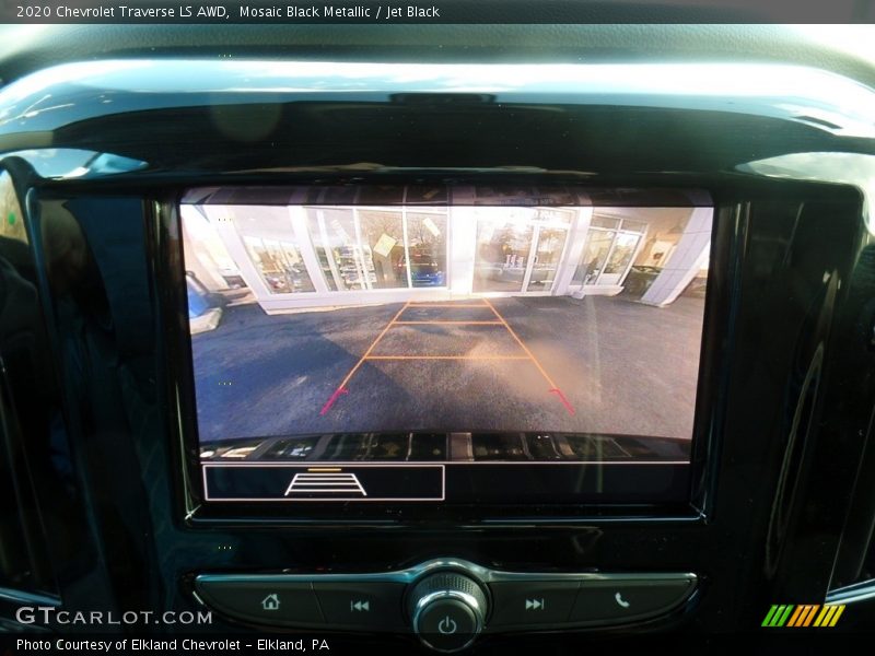 Mosaic Black Metallic / Jet Black 2020 Chevrolet Traverse LS AWD