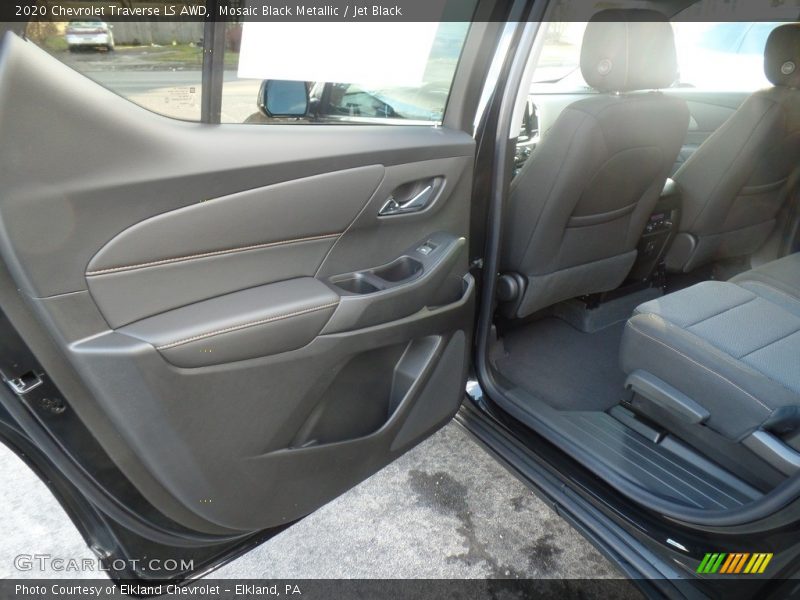 Mosaic Black Metallic / Jet Black 2020 Chevrolet Traverse LS AWD