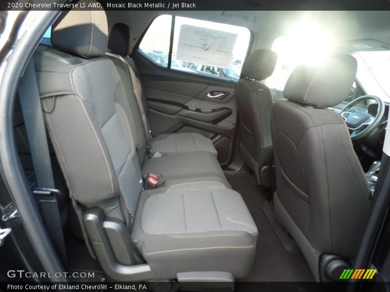 Mosaic Black Metallic / Jet Black 2020 Chevrolet Traverse LS AWD