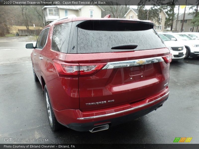 Cajun Red Tintcoat / Jet Black 2020 Chevrolet Traverse Premier AWD