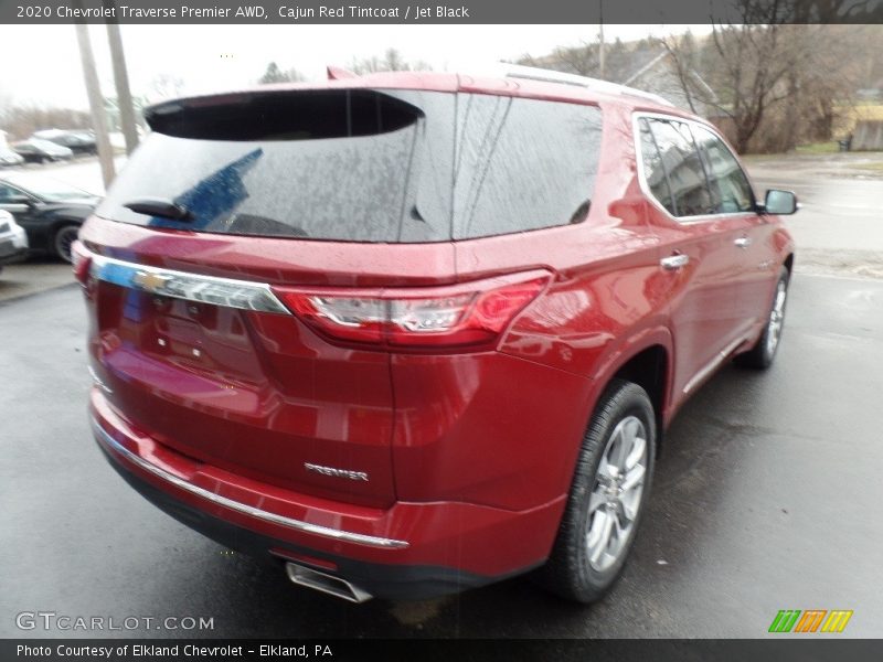 Cajun Red Tintcoat / Jet Black 2020 Chevrolet Traverse Premier AWD