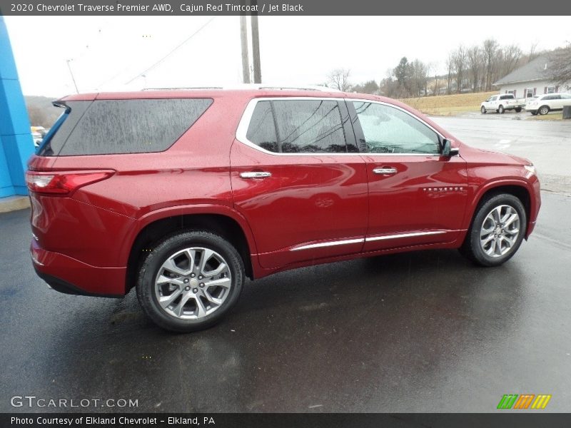 Cajun Red Tintcoat / Jet Black 2020 Chevrolet Traverse Premier AWD