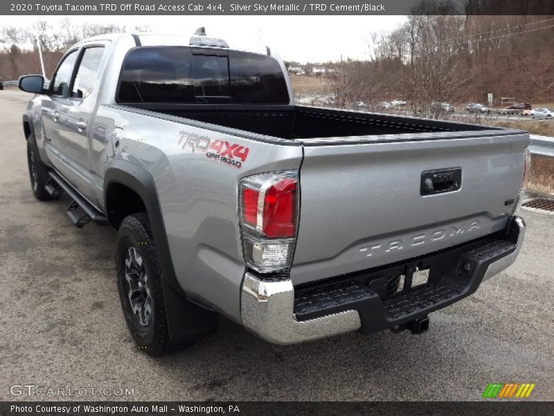 Silver Sky Metallic / TRD Cement/Black 2020 Toyota Tacoma TRD Off Road Access Cab 4x4