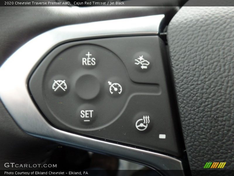 Cajun Red Tintcoat / Jet Black 2020 Chevrolet Traverse Premier AWD