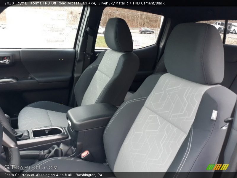 Silver Sky Metallic / TRD Cement/Black 2020 Toyota Tacoma TRD Off Road Access Cab 4x4