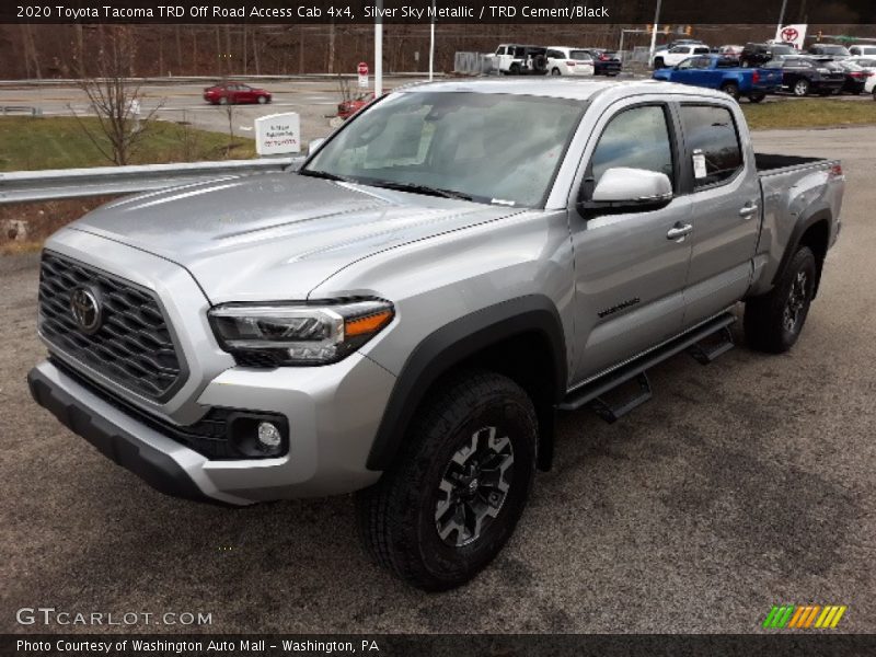 Silver Sky Metallic / TRD Cement/Black 2020 Toyota Tacoma TRD Off Road Access Cab 4x4