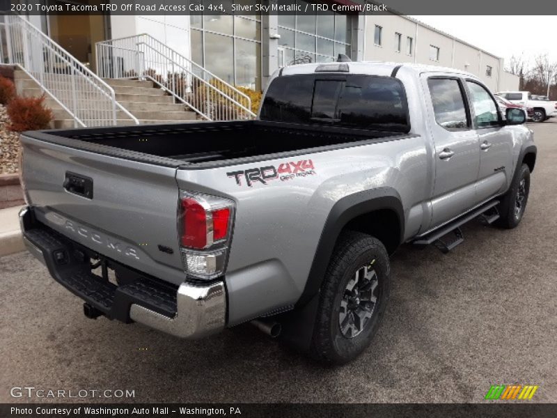 Silver Sky Metallic / TRD Cement/Black 2020 Toyota Tacoma TRD Off Road Access Cab 4x4