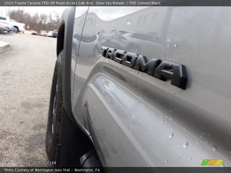 Silver Sky Metallic / TRD Cement/Black 2020 Toyota Tacoma TRD Off Road Access Cab 4x4