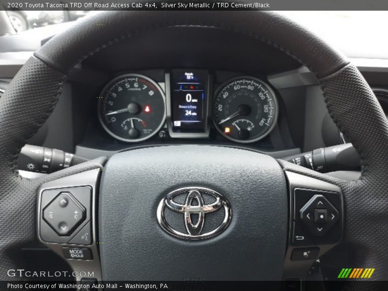 Silver Sky Metallic / TRD Cement/Black 2020 Toyota Tacoma TRD Off Road Access Cab 4x4