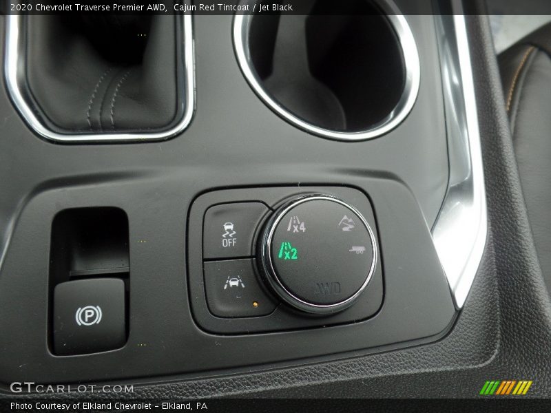 Cajun Red Tintcoat / Jet Black 2020 Chevrolet Traverse Premier AWD
