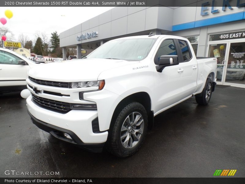 Summit White / Jet Black 2020 Chevrolet Silverado 1500 RST Double Cab 4x4