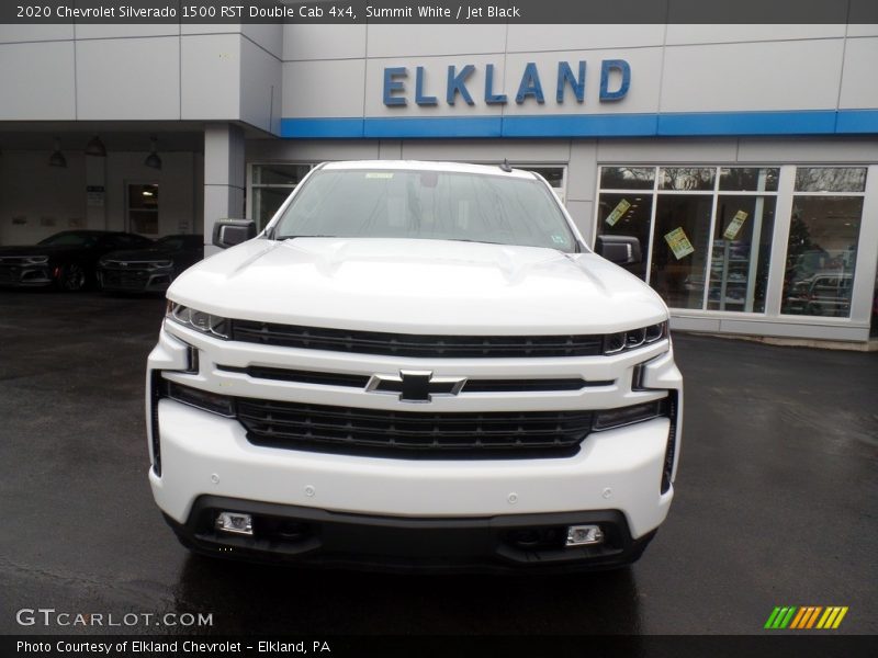 Summit White / Jet Black 2020 Chevrolet Silverado 1500 RST Double Cab 4x4