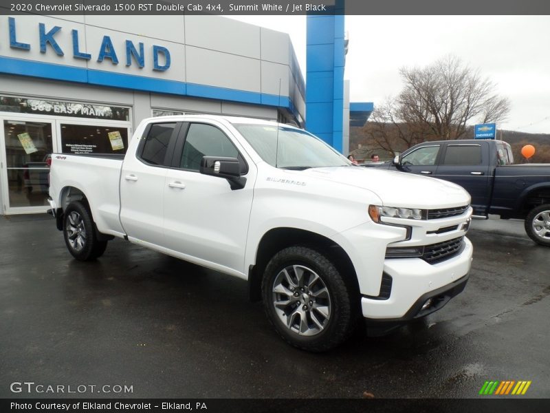 Summit White / Jet Black 2020 Chevrolet Silverado 1500 RST Double Cab 4x4