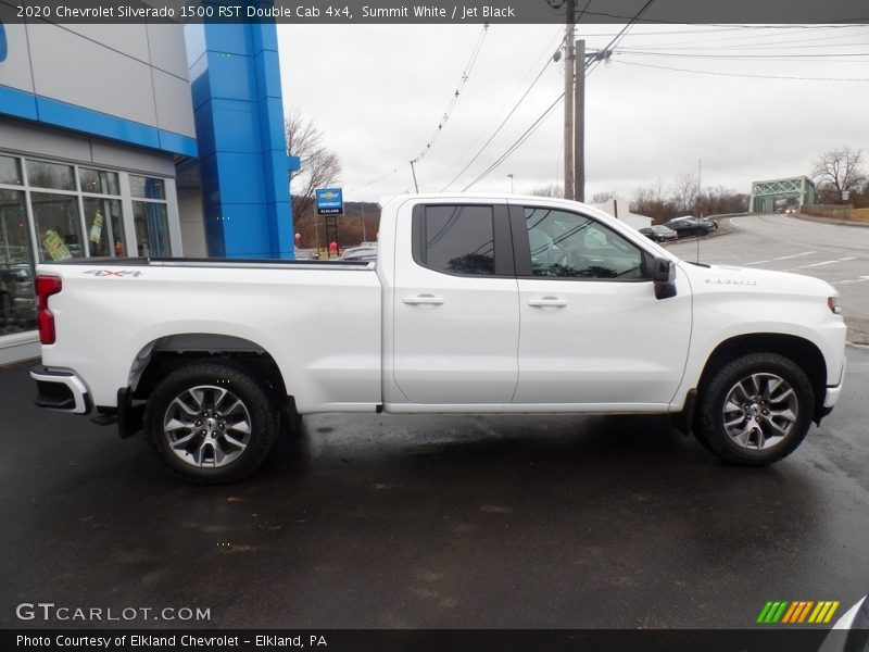 Summit White / Jet Black 2020 Chevrolet Silverado 1500 RST Double Cab 4x4