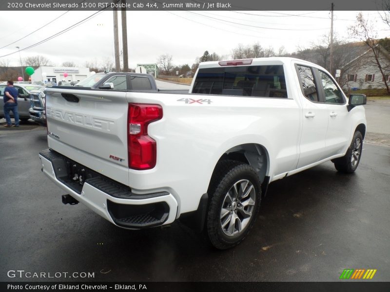 Summit White / Jet Black 2020 Chevrolet Silverado 1500 RST Double Cab 4x4