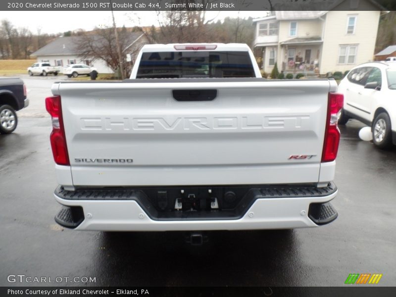 Summit White / Jet Black 2020 Chevrolet Silverado 1500 RST Double Cab 4x4