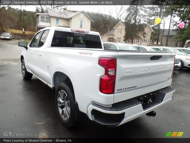 Summit White / Jet Black 2020 Chevrolet Silverado 1500 RST Double Cab 4x4