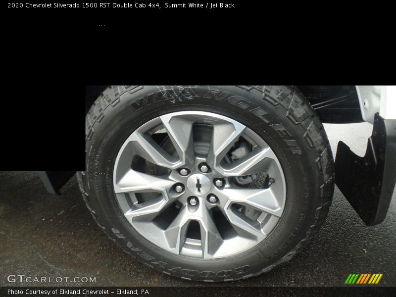 Summit White / Jet Black 2020 Chevrolet Silverado 1500 RST Double Cab 4x4