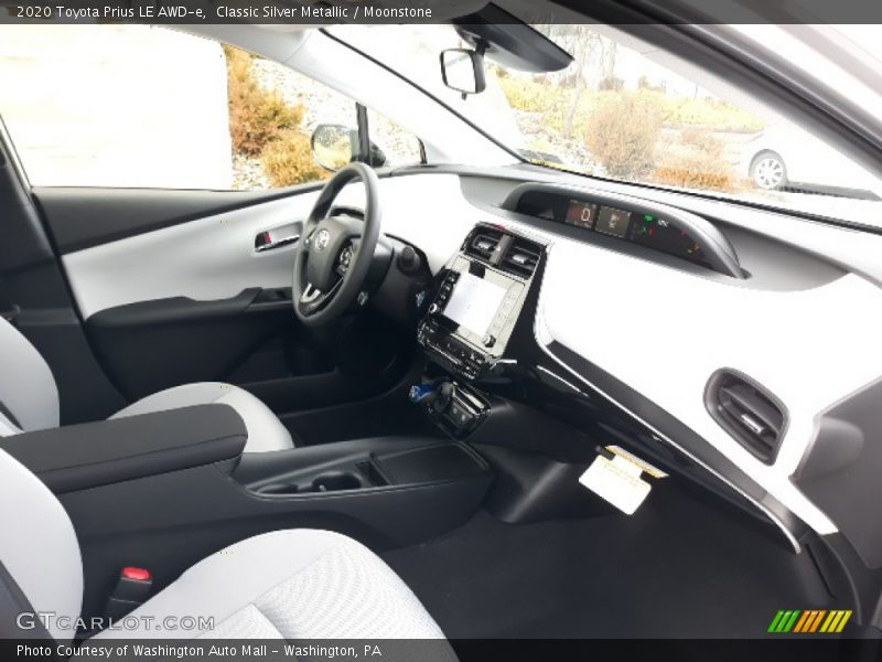Dashboard of 2020 Prius LE AWD-e