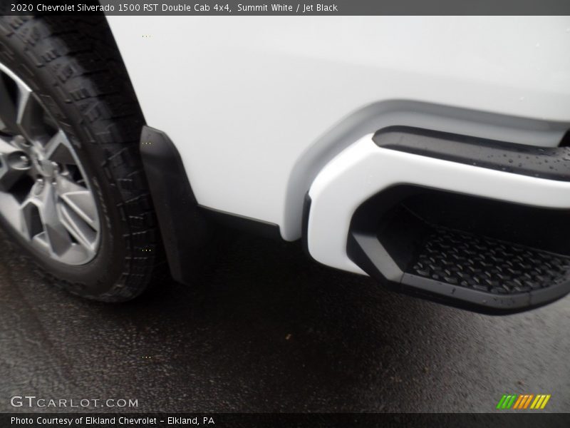Summit White / Jet Black 2020 Chevrolet Silverado 1500 RST Double Cab 4x4