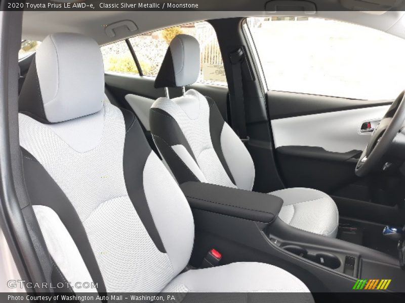 Front Seat of 2020 Prius LE AWD-e