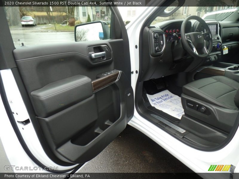 Summit White / Jet Black 2020 Chevrolet Silverado 1500 RST Double Cab 4x4
