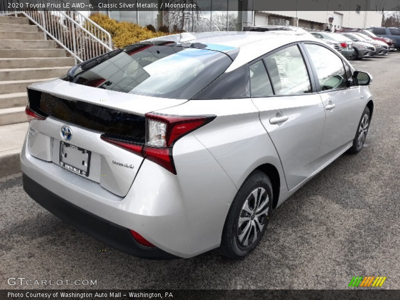 Classic Silver Metallic / Moonstone 2020 Toyota Prius LE AWD-e