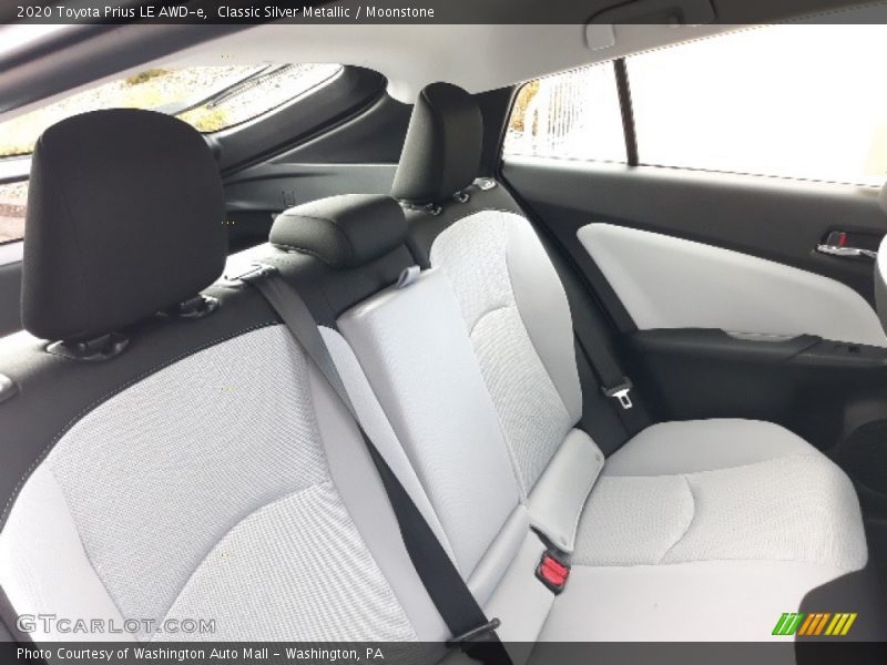 Rear Seat of 2020 Prius LE AWD-e