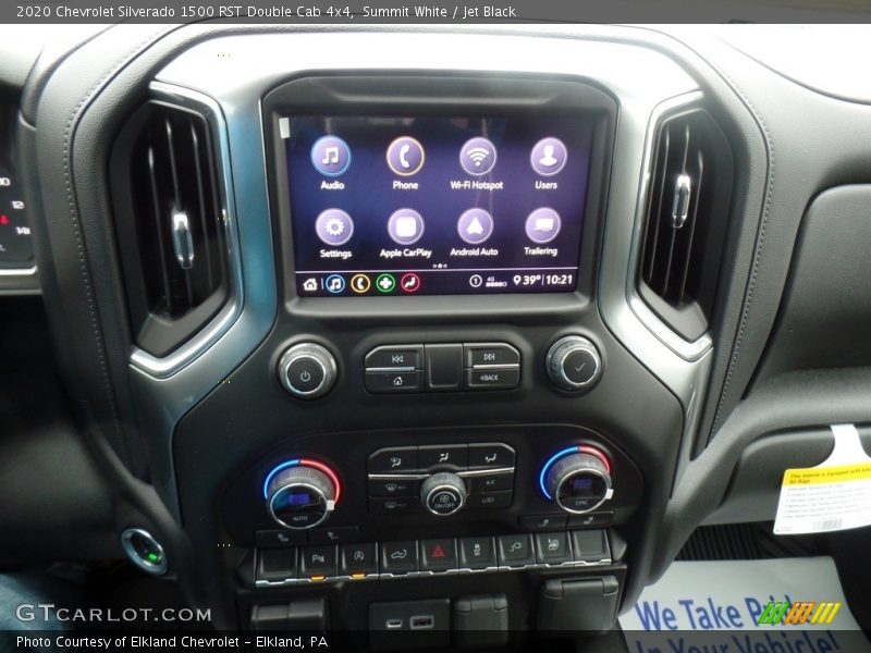 Controls of 2020 Silverado 1500 RST Double Cab 4x4