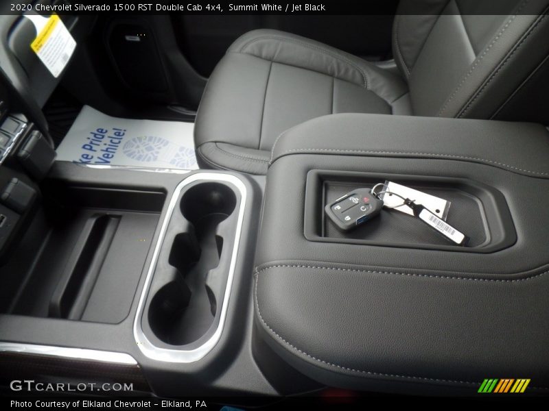 Summit White / Jet Black 2020 Chevrolet Silverado 1500 RST Double Cab 4x4