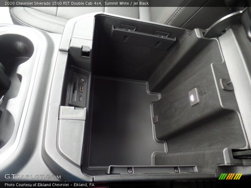 Summit White / Jet Black 2020 Chevrolet Silverado 1500 RST Double Cab 4x4