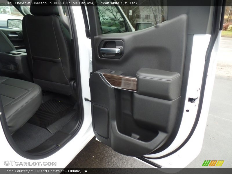 Summit White / Jet Black 2020 Chevrolet Silverado 1500 RST Double Cab 4x4