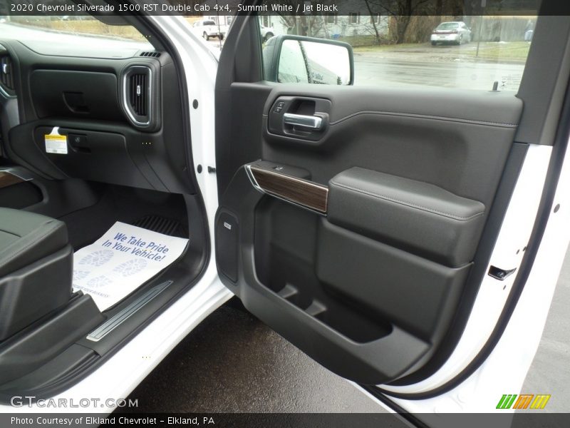 Summit White / Jet Black 2020 Chevrolet Silverado 1500 RST Double Cab 4x4