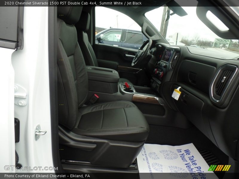 Summit White / Jet Black 2020 Chevrolet Silverado 1500 RST Double Cab 4x4