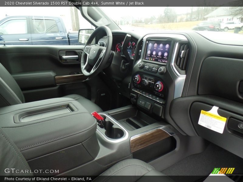Summit White / Jet Black 2020 Chevrolet Silverado 1500 RST Double Cab 4x4