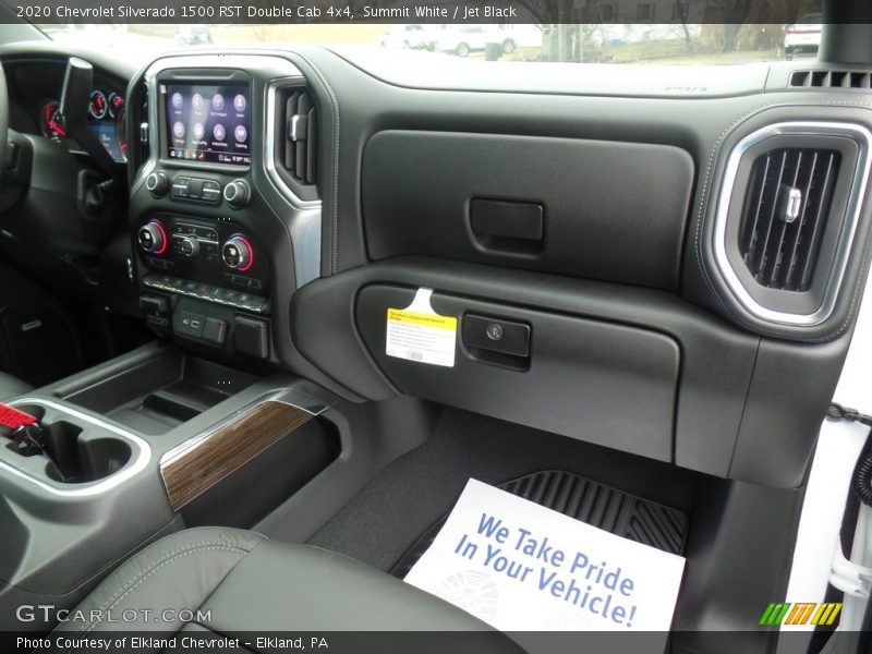 Summit White / Jet Black 2020 Chevrolet Silverado 1500 RST Double Cab 4x4