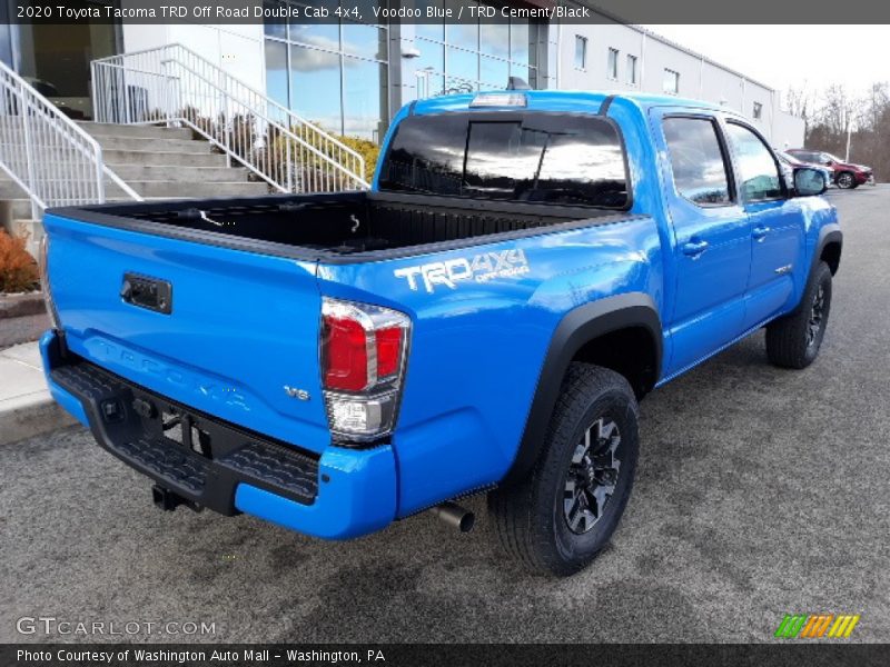 Voodoo Blue / TRD Cement/Black 2020 Toyota Tacoma TRD Off Road Double Cab 4x4
