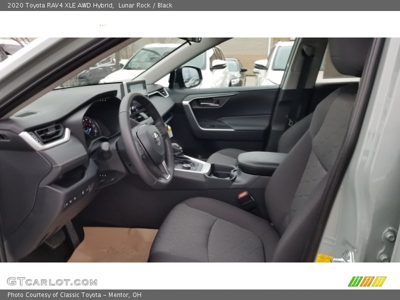 Lunar Rock / Black 2020 Toyota RAV4 XLE AWD Hybrid