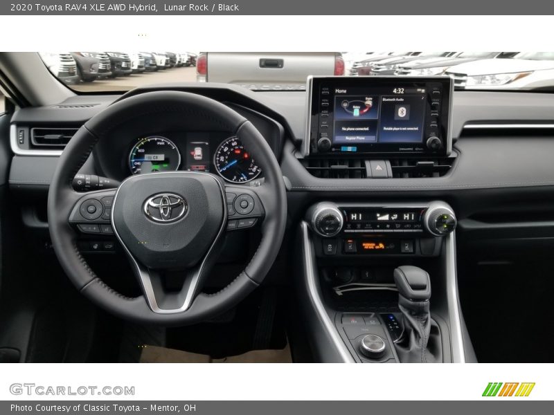 Lunar Rock / Black 2020 Toyota RAV4 XLE AWD Hybrid