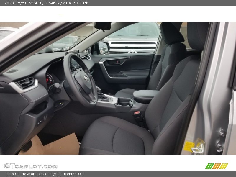 Silver Sky Metallic / Black 2020 Toyota RAV4 LE