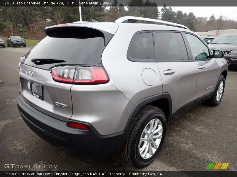 Billet Silver Metallic / Black 2020 Jeep Cherokee Latitude 4x4